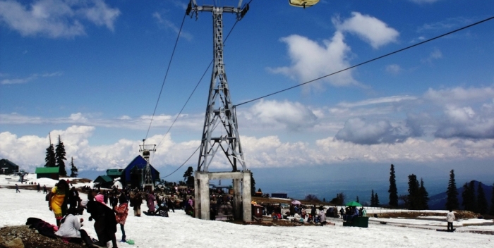 Gulmarg Gondola at Kashmir India