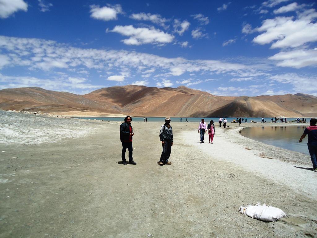 View of Pangong Lake at Ladakh India