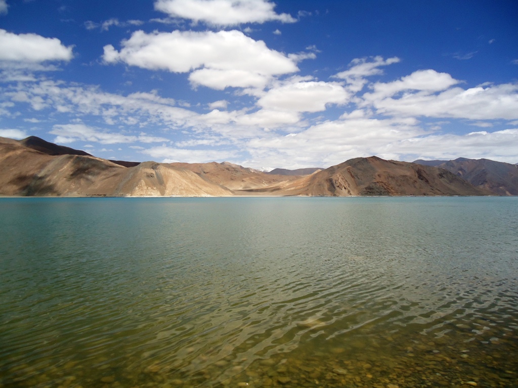 View of Pangong Lake at Ladakh India