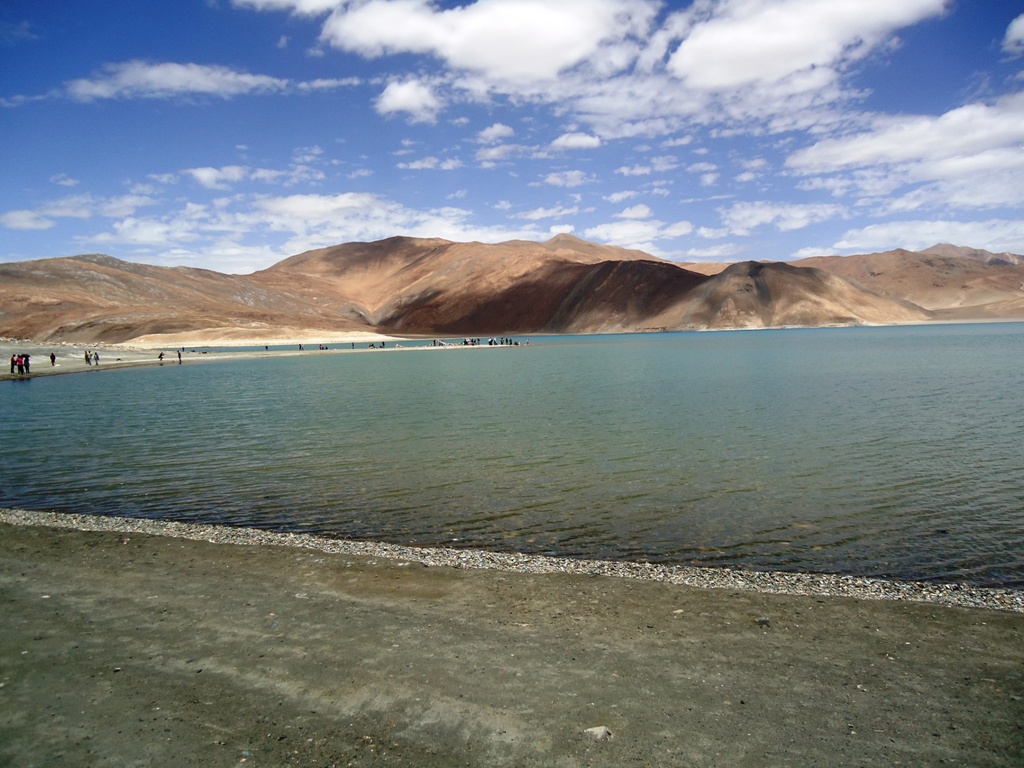 View of Pangong Lake at Ladakh India