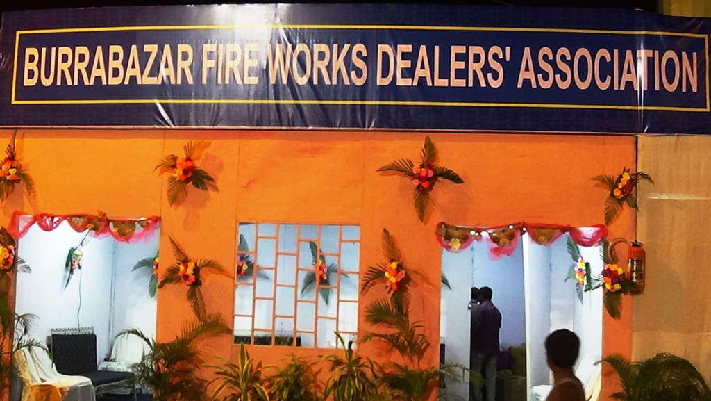 Kolkata Burrsbazar Fireworks Dealears Association Stall at Bazi Bazar 2015