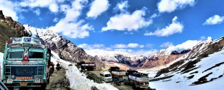 Baralacha Pass on Manali Leh Highway