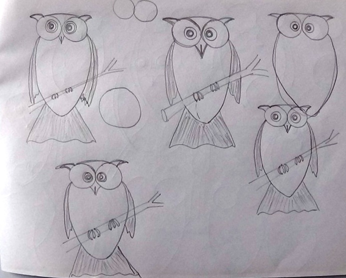 Practice to Draw An Owl