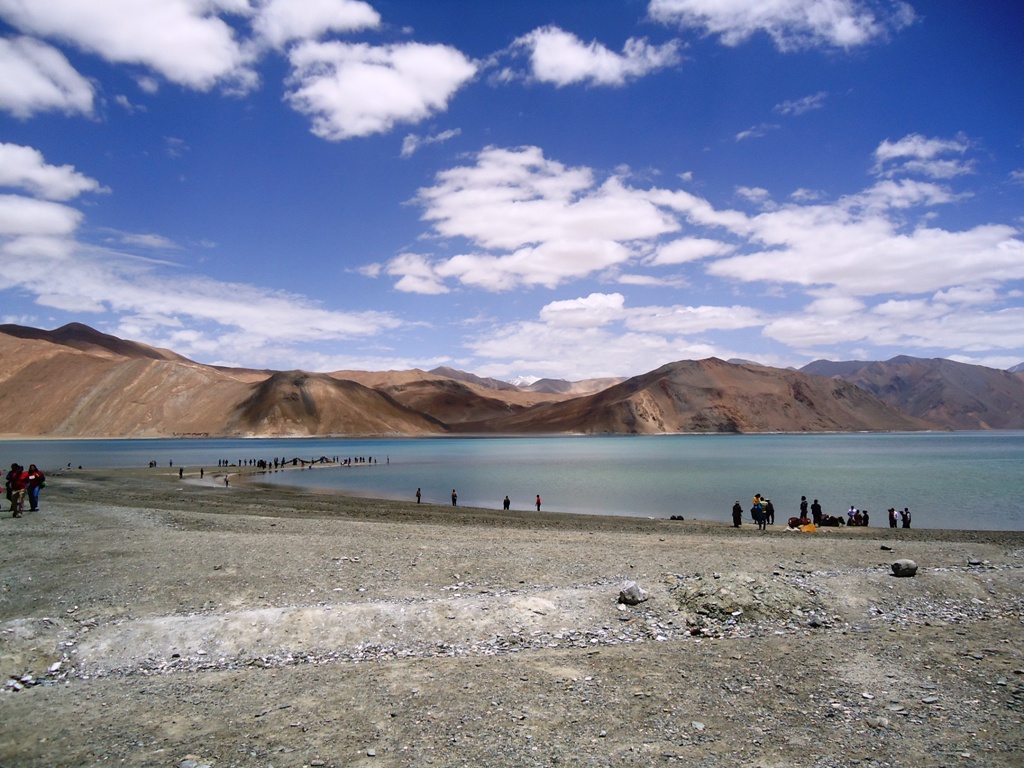View of Pangong Lake at Ladakh